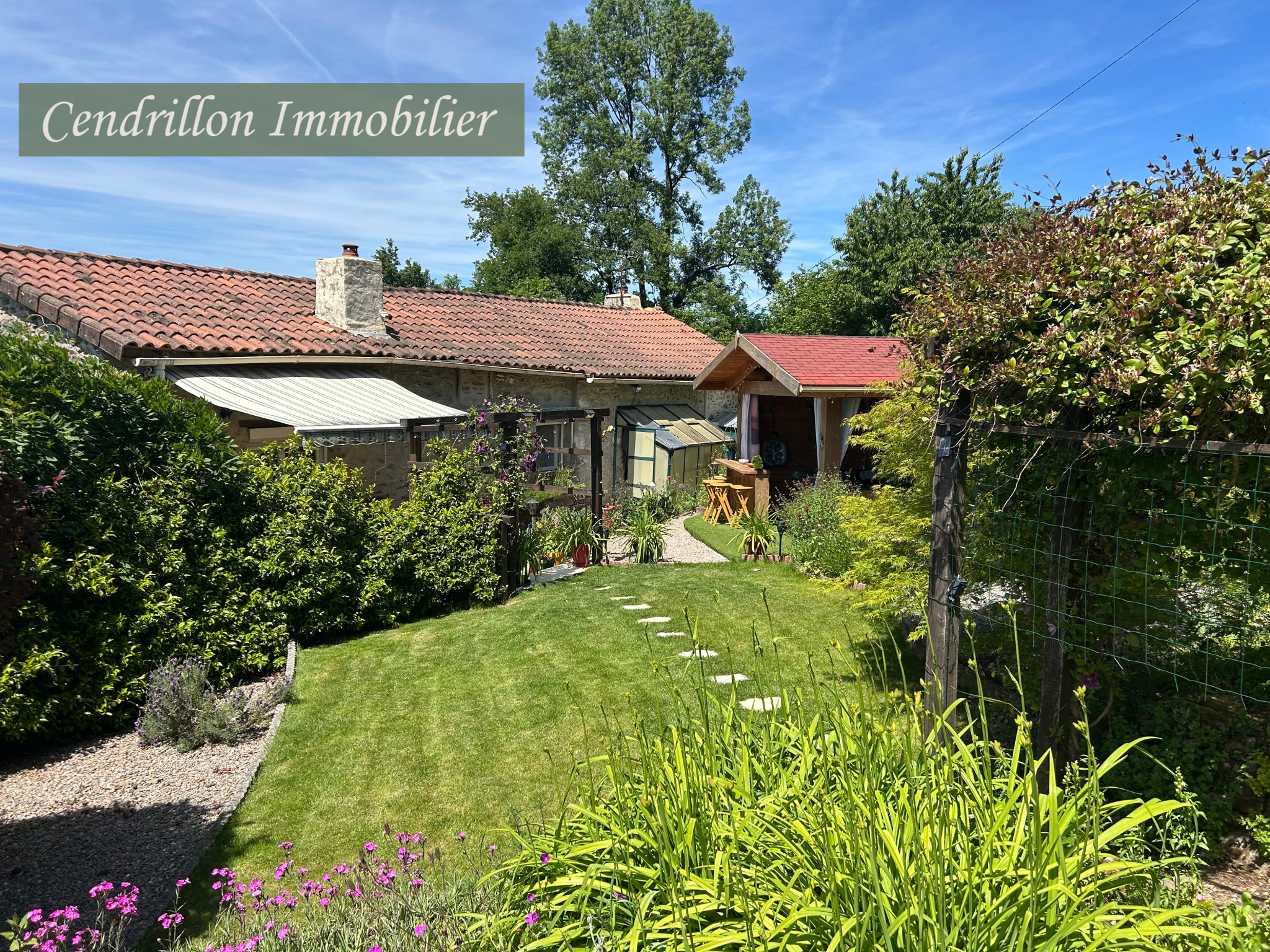 En exclusivité  maison en pierre de 108 m2 avec terrain de 1