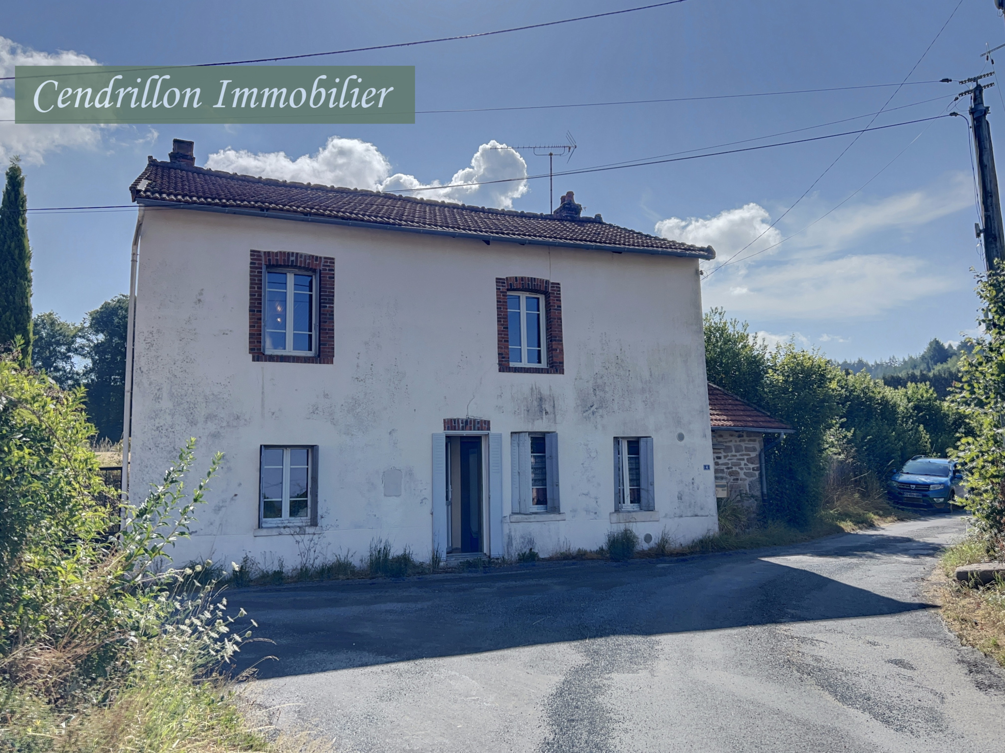 Maison indépendante, 3 chambres, 102m2 habitable sur 240m2